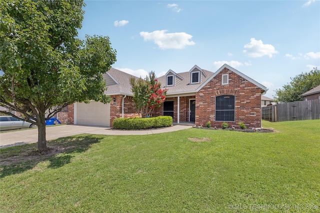 2629 S 13th St, Broken Arrow, OK 74012 - view of front of home featuring brick siding, driveway, an attached garage, and a shingled roof