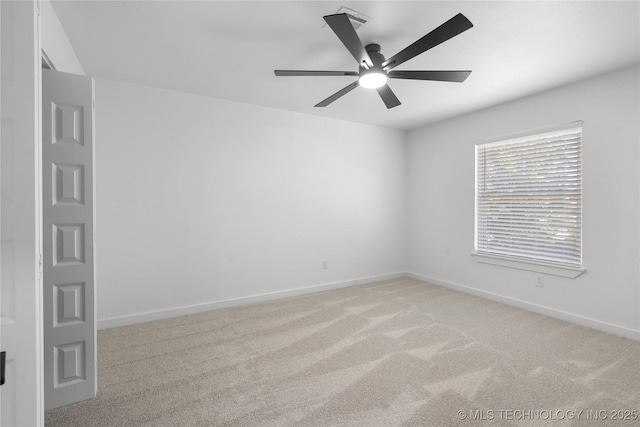 1400 W Jackson St, Broken Arrow, OK 74012 - unfurnished room with a ceiling fan and light carpet