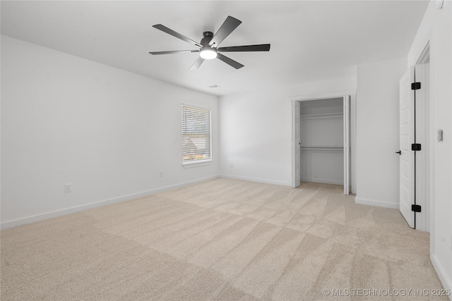 1400 W Jackson St, Broken Arrow, OK 74012 - unfurnished bedroom featuring light carpet and ceiling fan