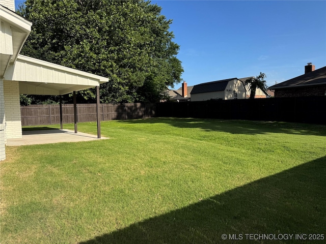 1400 W Jackson St, Broken Arrow, OK 74012 - fenced backyard featuring a patio area