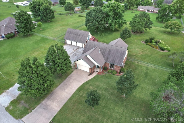 10672 E Canyon Oaks Ct, Claremore, OK 74017 - aerial overview of property's location