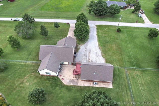 10672 E Canyon Oaks Ct, Claremore, OK 74017 - view from above of property