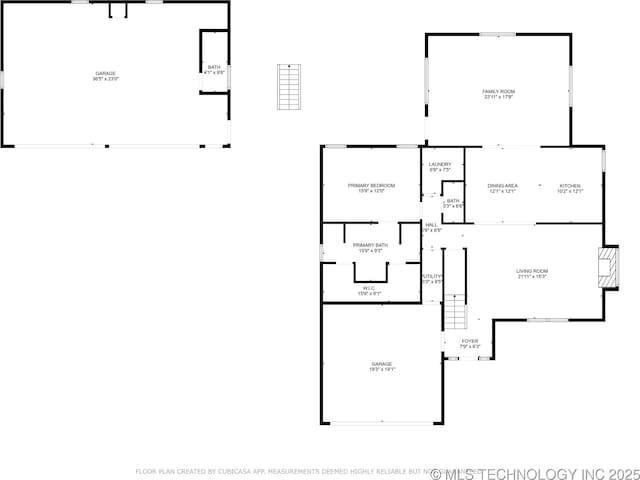 10672 E Canyon Oaks Ct, Claremore, OK 74017 - view of property floor plan