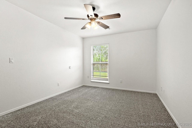 1847 W 57th Pl, Tulsa, OK 74107 - unfurnished room featuring carpet and ceiling fan