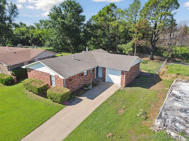 126 Birch Dr, Mannford, OK 74044 - aerial view of property and surrounding area