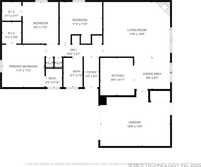 126 Birch Dr, Mannford, OK 74044 - view of floor plan / room layout