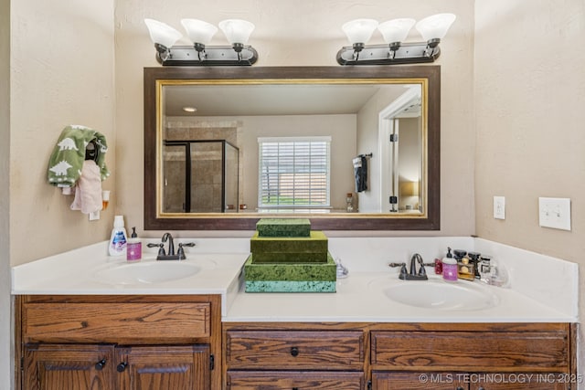 8702 N 140th Ter, Owasso, OK 74055 - full bath with vanity and a shower stall