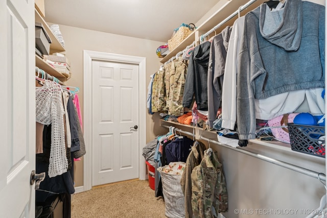 8702 N 140th Ter, Owasso, OK 74055 - walk in closet featuring carpet floors