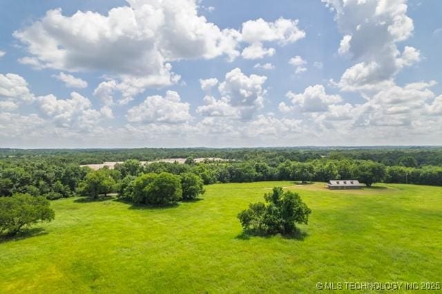 16547 County Road 1600, Ada, OK 74820 - drone / aerial view of a heavily wooded area