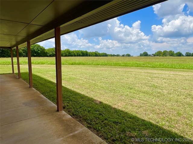 16547 County Road 1600, Ada, OK 74820 - view of grassy yard with a rural view