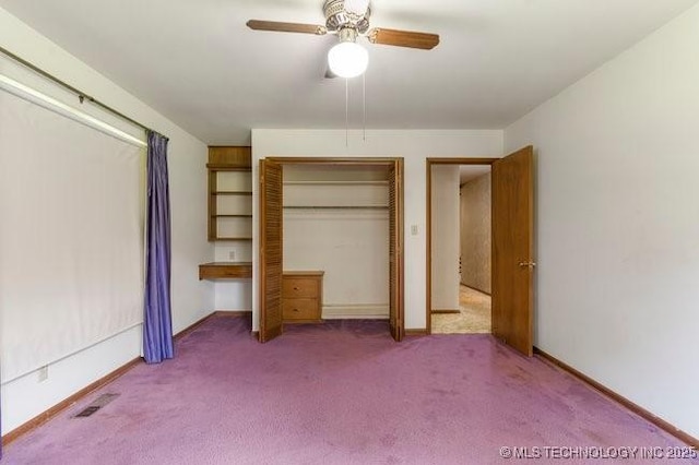 12725 S 168th E Ave, Broken Arrow, OK 74011 - unfurnished bedroom with carpet and ceiling fan