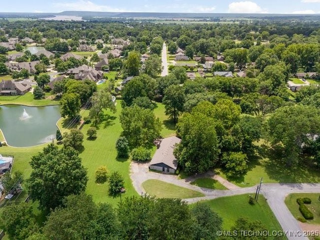 12725 S 168th E Ave, Broken Arrow, OK 74011 - aerial view of a nearby body of water