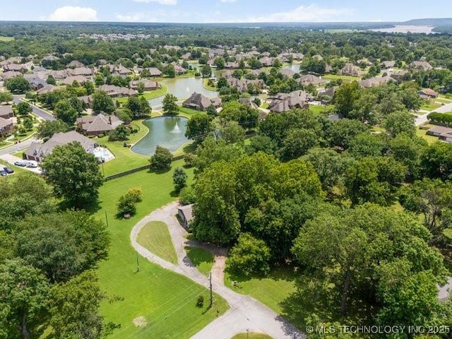 12725 S 168th E Ave, Broken Arrow, OK 74011 - aerial view of residential area featuring a nearby body of water