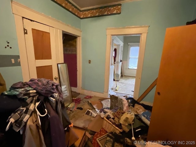 1225 S Quaker Ave, Tulsa, OK 74120 - miscellaneous room with ornamental molding