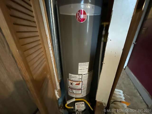 1225 S Quaker Ave, Tulsa, OK 74120 - utilities featuring gas water heater