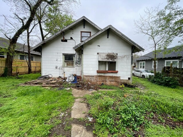 1225 S Quaker Ave, Tulsa, OK 74120 - back of house