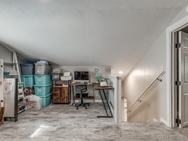 310 W Lee Ave, Sapulpa, OK 74066 - office with wood finished floors and a textured ceiling