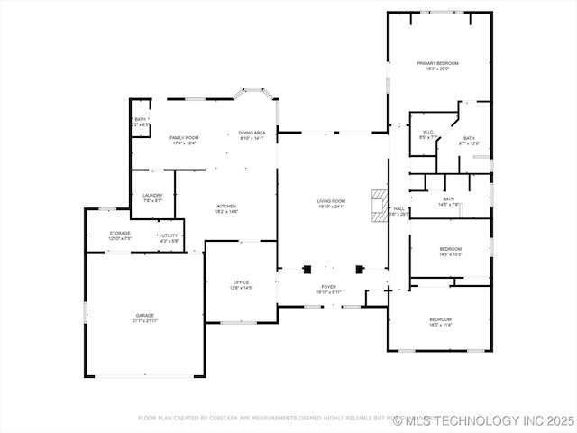 6429 Clear Creek Loop, Bartlesville, OK 74006 - view of floor plan / room layout