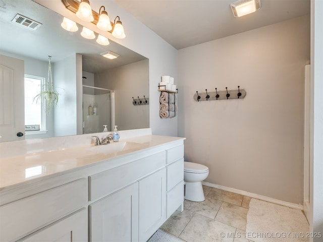 3409 E Quebec St, Broken Arrow, OK 74014 - full bath featuring vanity and a shower with shower door