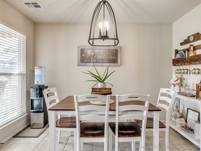 3409 E Quebec St, Broken Arrow, OK 74014 - dining space featuring light tile patterned floors