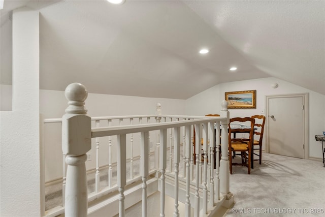 6530 E 106th St, Tulsa, OK 74133 - additional living space featuring lofted ceiling, carpet, and recessed lighting
