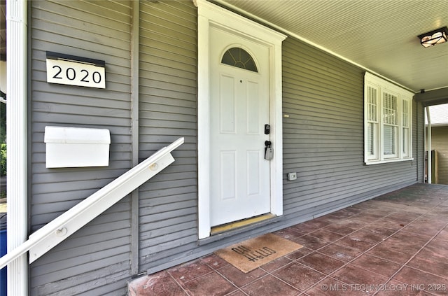 2020 E 14th St, Tulsa, OK 74104 - view of exterior entry with covered porch