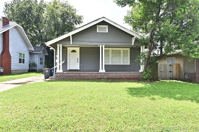 2020 E 14th St, Tulsa, OK 74104 - view of front of property with a porch
