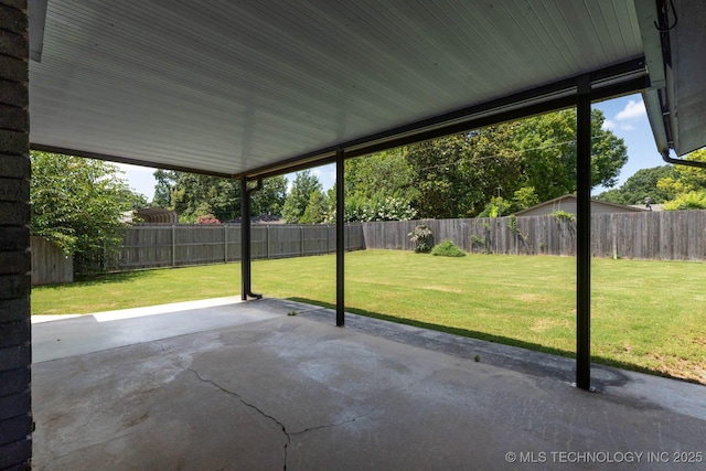 606 N Gum St, Jenks, OK 74037 - fenced backyard with a patio