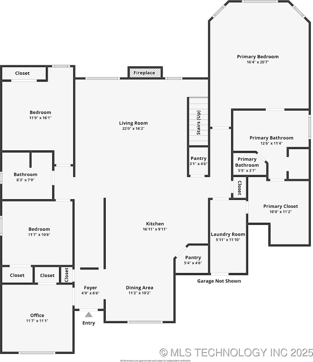 6107 E 127th St N, Collinsville, OK 74021 - view of home floor plan
