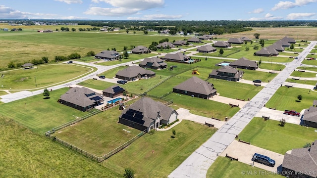 6107 E 127th St N, Collinsville, OK 74021 - aerial view of residential area