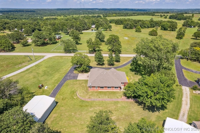 1701 N Skinner Ave, Drumright, OK 74030 - bird's eye view