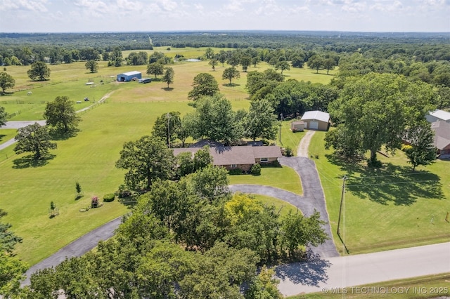 1605 N Skinner Ave, Drumright, OK 74030 - overview of rural landscape