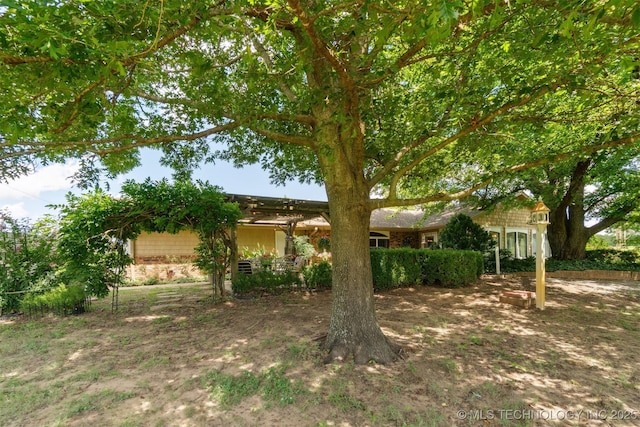 1605 N Skinner Ave, Drumright, OK 74030 - view of front of house with brick siding