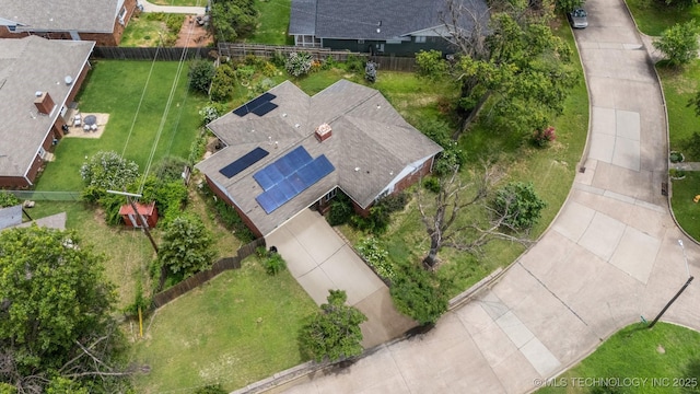5105 E 30th Pl, Tulsa, OK 74114 - view from above of property