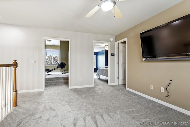 4207 S 69th W Ave, Tulsa, OK 74107 - unfurnished bedroom with carpet floors and ceiling fan