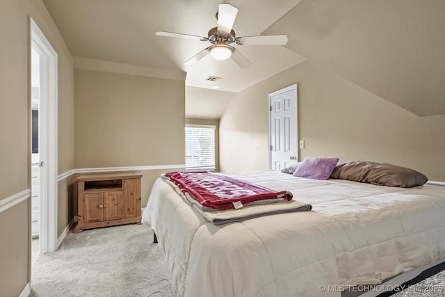 4207 S 69th W Ave, Tulsa, OK 74107 - bedroom featuring light carpet and a ceiling fan
