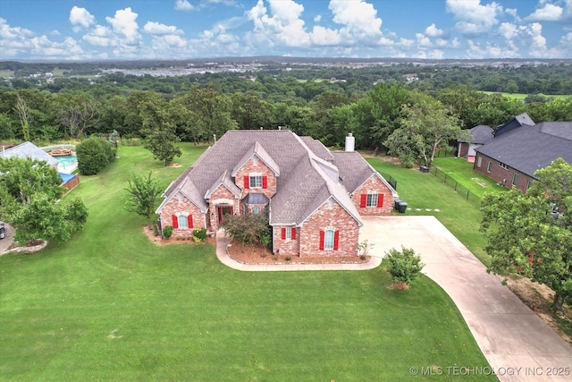 4207 S 69th W Ave, Tulsa, OK 74107 - aerial view of property and surrounding area