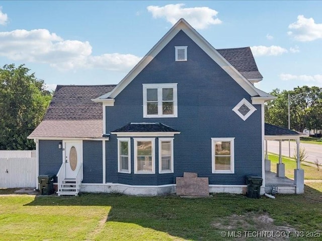 402 E Patti Page Blvd, Claremore, OK 74017 - back of property with entry steps and brick siding