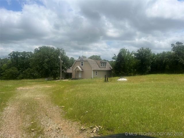 18321 S 103rd W Ave, Sapulpa, OK 74066 - view of side of home featuring a gambrel roof
