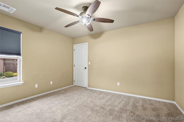 7816 E Galveston St, Broken Arrow, OK 74014 - carpeted empty room with ceiling fan and baseboards