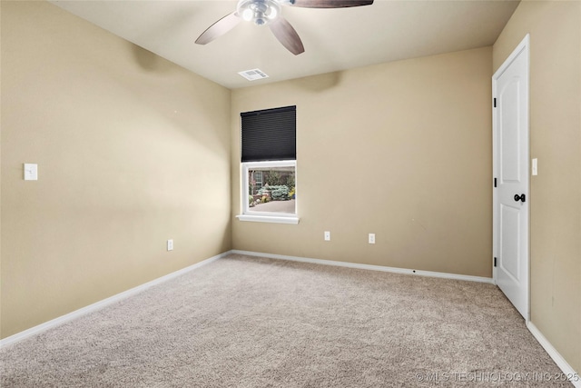 7816 E Galveston St, Broken Arrow, OK 74014 - unfurnished room featuring carpet flooring and a ceiling fan