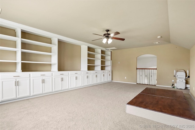 7816 E Galveston St, Broken Arrow, OK 74014 - empty room with a ceiling fan and carpet flooring