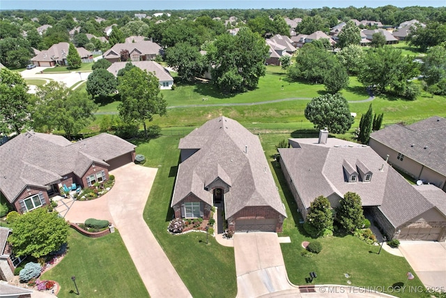 7816 E Galveston St, Broken Arrow, OK 74014 - aerial perspective of suburban area