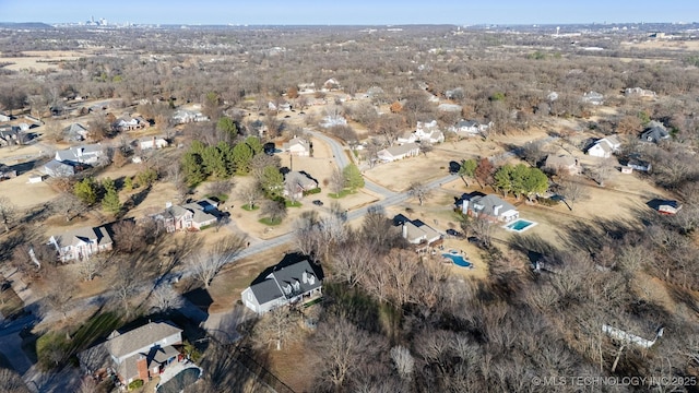 4704 W 88th St, Tulsa, OK 74132 - aerial view of property's location featuring nearby suburban area