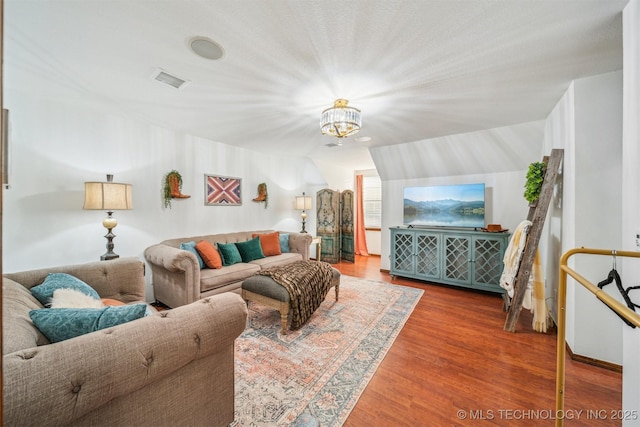 4704 W 88th St, Tulsa, OK 74132 - living area with wood finished floors