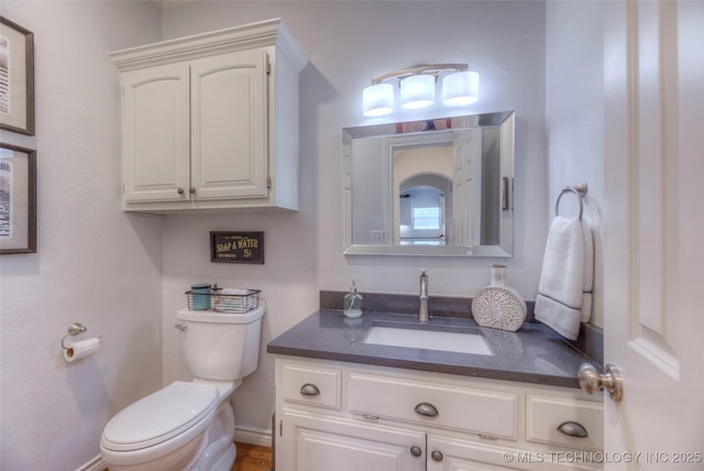 8414 E 99th Pl, Tulsa, OK 74133 - bathroom featuring toilet and vanity