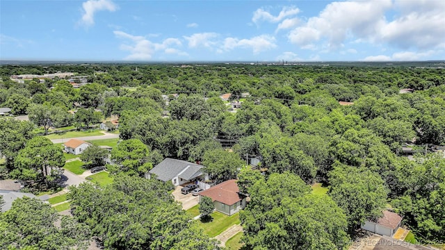 1412 Healdton Blvd, Ardmore, OK 73401 - aerial view of a heavily wooded area