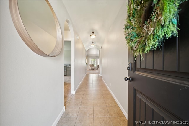 9246 N 143rd E Ave, Owasso, OK 74055 - hall with light tile patterned floors and baseboards