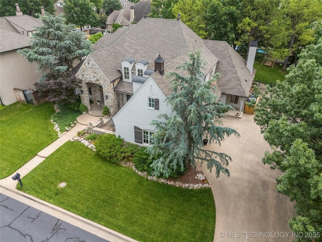 4620 E 108th Pl S, Tulsa, OK 74137 - view from above of property