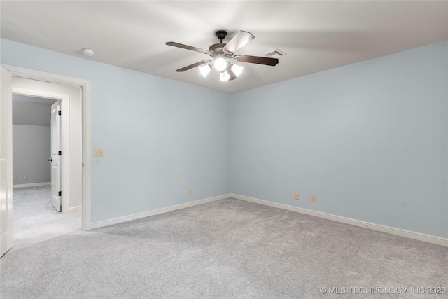 4620 E 108th Pl S, Tulsa, OK 74137 - carpeted empty room with ceiling fan and a smoke detector